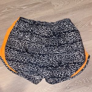 Nike Cheetah with Orange Running Shorts